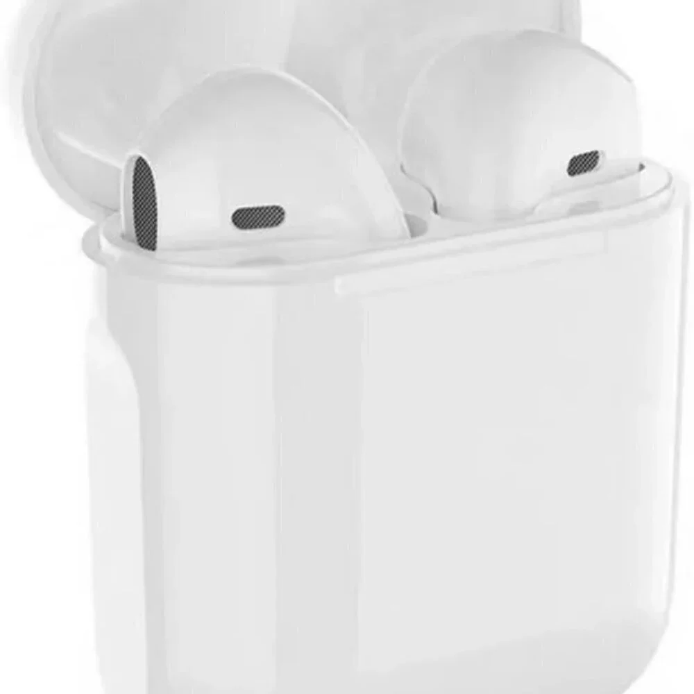 TWS True Wireless Stereo i12 Earbuds, White, Auto Pairing, Auto Power On -SEALED